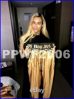 Wwe Carmella Ring Worn Hand Signed Jacket And Pants With Picture Proof And Coa