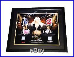 Wwe Charlotte Flair First Ever Plaque Hand Signed With Picture Proof And Coa