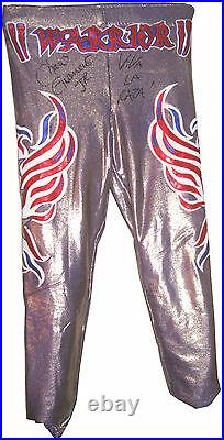 Wwe Chavo Guerrero Ring Worn Hand Signed Autographed Tights With Proof And Coa 4