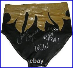 Wwe Chavo Guerrero Ring Worn Hand Signed Autographed Trunks With Proof And Coa 2