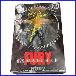 Wwe Chris Jericho Hand Signed Autographed Unmatched Fury Inscribed Toy With Coa