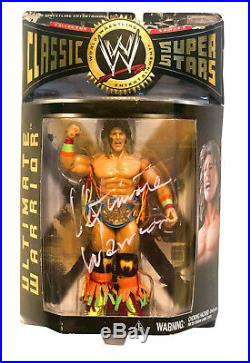 Wwe Classic 7 Ultimate Warrior Hand Signed Autographed Action Figure With Coa