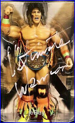 Wwe Classic 7 Ultimate Warrior Hand Signed Autographed Action Figure With Coa