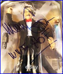 Wwe Classic Superstars Mean Gene Okerlund Hand Signed Toy Action Figure With Coa