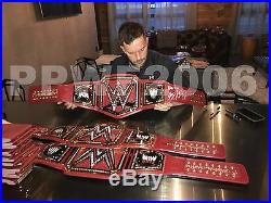 Wwe Finn Balor Autographed Universal Belt & Side Plate Box With Proof And Coa