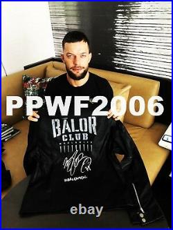 Wwe Finn Balor Hand Signed Balor Club Autographed Leather Jacket With Proof Coa