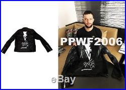 Wwe Finn Balor Hand Signed Worldwide Autographed Leather Jacket With Proof Coa