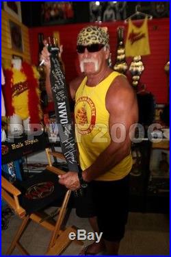 Wwe Hulk Hogan Cardillo Ring Belt Signed With Proof Coa 4