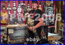 Wwe Hulk Hogan Hand Signed Winged Eagle Heavyweight Belt With Proof Hologram Coa