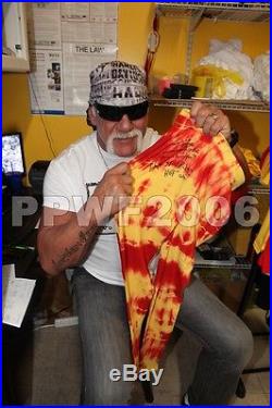 Wwe Hulk Hogan Ring Worn Signed Tye Dye Tights With Exact Proof And Coa Rare