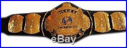 Wwe Hulk Hogan Signed Winged Eagle World Heavyweight Belt With Exact Proof & Coa