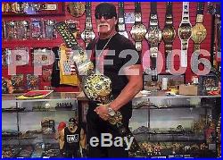 Wwe Hulk Hogan Signed Winged Eagle World Heavyweight Belt With Exact Proof & Coa