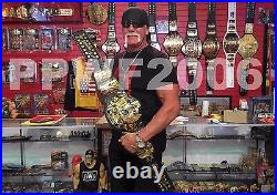 Wwe Hulk Hogan Signed Winged Eagle World Heavyweight Belt With Proof And Coa