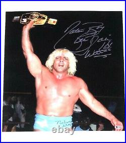 Wwe Nature Boy Ric Flair Hand Signed Autographed 16x20 Photo With Beckett Coa 1