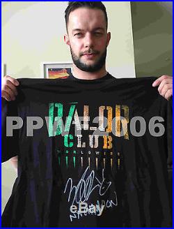 Wwe Nxt Finn Balor Balor Club Hand Signed T-shirt With Picture Proof And Coa