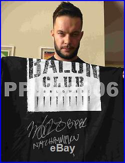 Wwe Nxt Finn Balor Hand Signed Balor Club T-shirt With Picture Proof And Coa