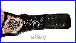 Wwe Paige Hand Signed Autographed Divas Championship Belt Inscribed With Coa