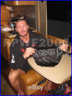 Wwe Randy Orton Ring Worn Hand Signed Trunks With Picture Proof And Coa 6