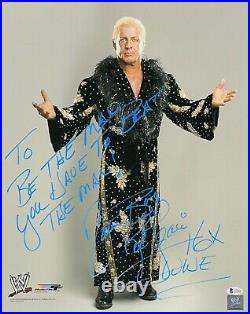 Wwe Ric Flair Hand Signed Autographed 16x20 Photo With Proof And Beckett Coa 1