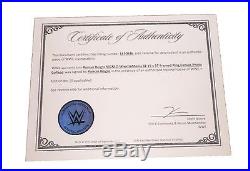 Wwe Roman Reigns Wrestlemania 32 Hand Signed Plaque With Wwe Coa Limited To 10