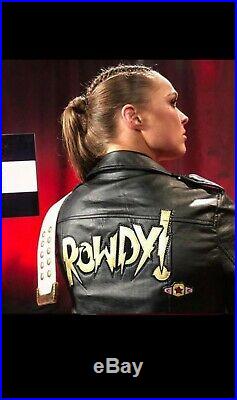 Wwe Ronda Rousey Ring Worn Hand Signed Autographed Jacket With Coa From The Wwe