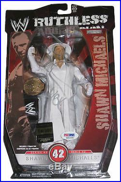Wwe Ruthless 42 Shawn Michaels 1 Of 500 Signed Toy With Proof And Coa Psa/dna