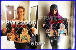 Wwe Sasha Banks & Charlotte Flair Hand Signed 16x20 Photo With Proof Beckett Coa