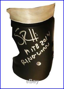 Wwe Seth Rollins Ring Worn Money In The Bank 2014 Hand Signed Kneepad With Coa