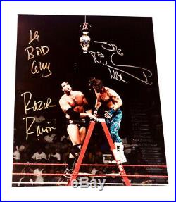 Wwe Shawn Michaels And Razor Ramon Hand Signed 16x20 Photo With Proof And Coa 1