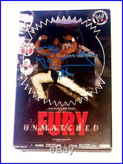 Wwe Shawn Michaels Hand Signed Unmatched Fury Autographed Toy With Coa Very Rare