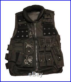 Wwe The Shield Ring Vest Hand Signed By Roman Reigns Seth And Dean With Coa