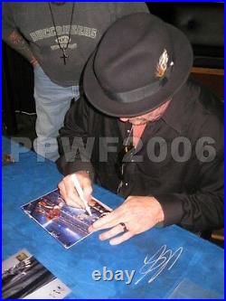 Wwe The Undertaker Hand Signed Autographed 8x10 Photo With Proof Beckett Coa 3