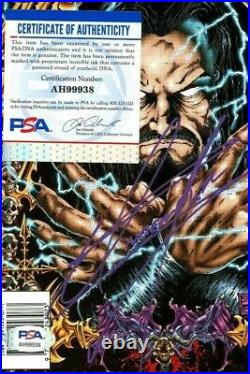 Wwe The Undertaker Hand Signed Autographed Comic Book With Psa Dna Coa Rip 2