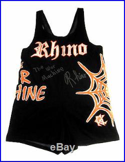 Wwe Tna Ecw Rhino Ring Worn Singlet Hand Signed With Picture Proof And Coa 2