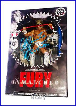 Wwe Ultimate Warrior Hand Signed Unmatched Fury Autographed Toy With Coa Rare