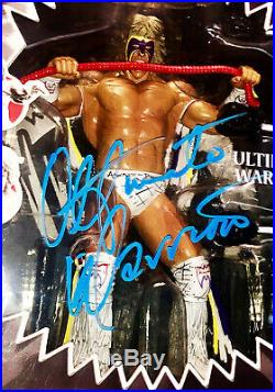 Wwe Ultimate Warrior Hand Signed Unmatched Fury Autographed Toy With Coa Rare