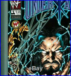 Wwe Undertaker Hand Signed Autographed Encapsulated Chaos Comics #1 With Cgc Coa