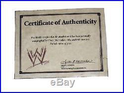 Wwe Vince Mcmahon Hand Signed Autographed Photo Plaqued With Coa From Linda
