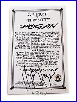 Wwe Wcw Hulk Hogan Nwo Signed World Heavyweight Belt With Exact Proof & Coa