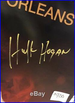 Wwe Wrestlemania 30 Hulk Hogan Signed Banner With Coa