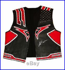 Wwe Xavier Woods The New Day Ring Worn And Hand Signed Wrestling Vest With Coa