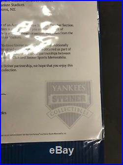 Yankee Stadium Authentic Bleacher Seat With Coa From Steiner