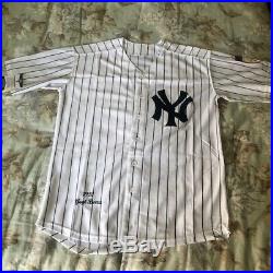Yogi Berra Autographed New York Yankees Baseball Jersey with COA BAS Beckett