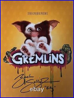 Zach Galligan Signed Gremlins 12x16 Photo Mini Poster With COA & Exact Proof