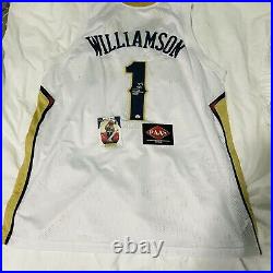Zion Williamson Signed Autographed New Orleans Pelicans Custom Jersey With Coa